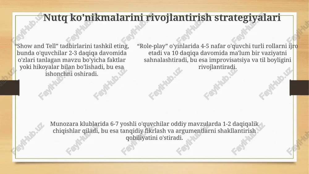 boshlang‘ich sinf yozish va gapirish kompetensiyalari - Page 5