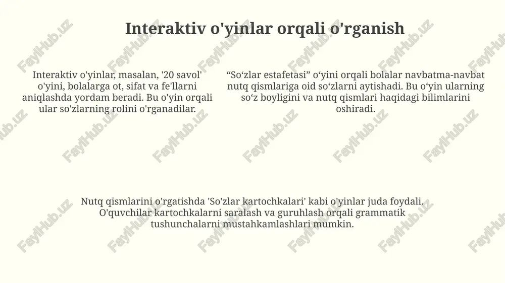 nutq qismlarini o'rgatishda metod va usullar - Page 5