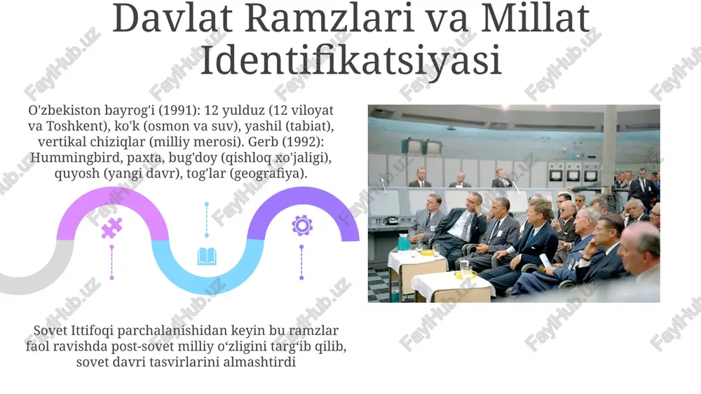 qillik va amir temur, amudaryo kabi tarixiy belgilarni aks ettiradi. 3 baytdan iborat madhiya qizilqum cho'lidan farg'ona vodiysigacha bo'lgan xalqning ruhini ifodalaydi. e'tiboringiz uchun rahmat @taqdimot_robot image4.jpg image5.jpg image6.jpg image7.jpg image8.jpg image9.jpg image10.jpg image11.jpg image12.jpg image13.jpg image14.jpg image15.jpg image16.jpg image17.jpg image1.jpeg image2.jpeg image3.jpeg
