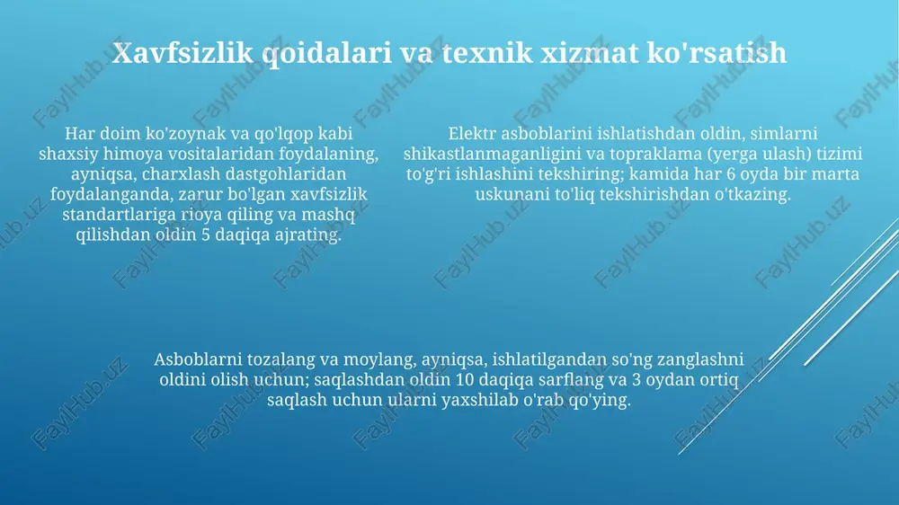 duradgorlik va chilangarlik ishlab chiqarish asboblar - Page 5