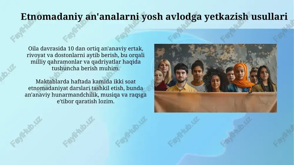 etnoma'daniyatda yoshlarning o'rnini o'rganish - Page 5