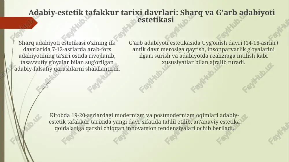 "adabiy-estetik tafakkur tarixi" - Page 5
