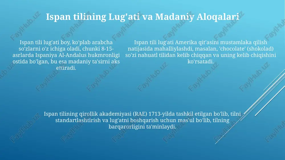ispan tili: tarix, geografiya va dialektlar - Page 5