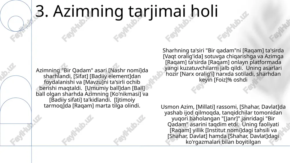 usmon azimning "bir qadam" - Page 5