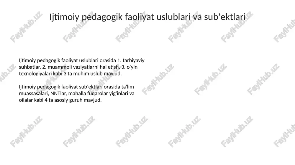 ijtimoiypedagogik faoliyat metodlari - Page 5