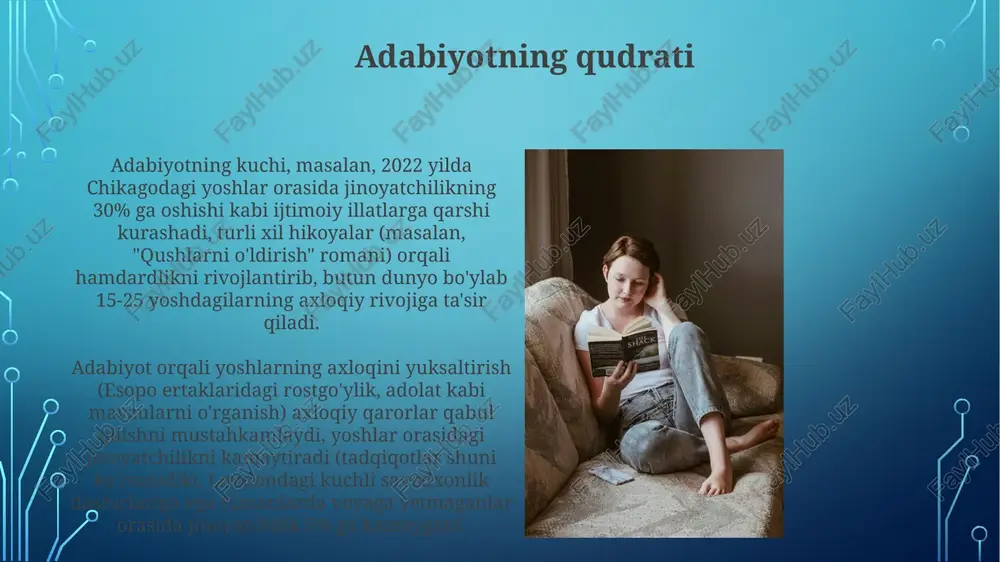 kitobxonlik madaniyatini rivojlantirish - Page 5