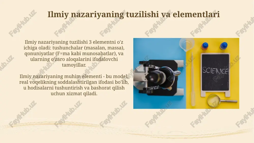 ilmiy nazariya va ilmiy bilim shakli sifatida - Page 5