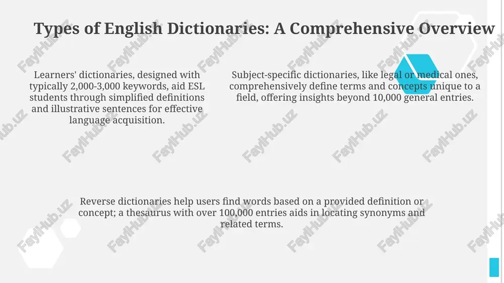 lexicography: the art and science of dictionary making - Page 5