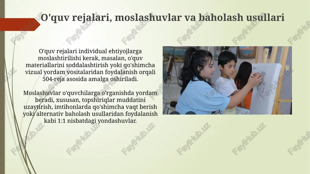inkuliziv taʼlim modeli: tahlili va xususiyatlari - Page 5