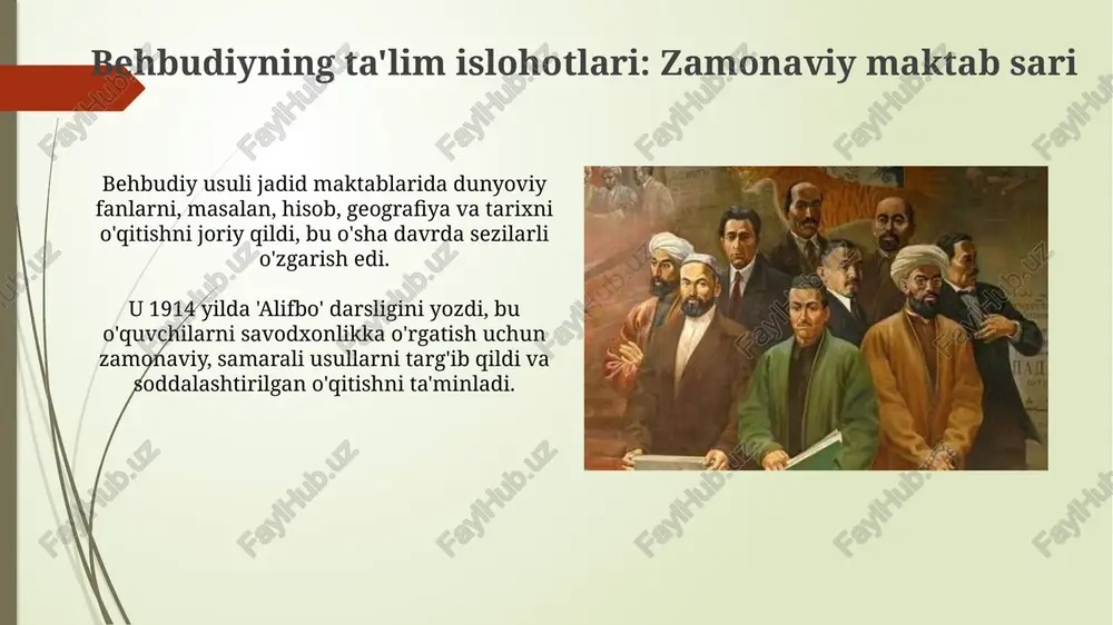 jadidchilikning ta'siri, taqiqlanishi va bugungi kundagi ahamiyati - Page 5