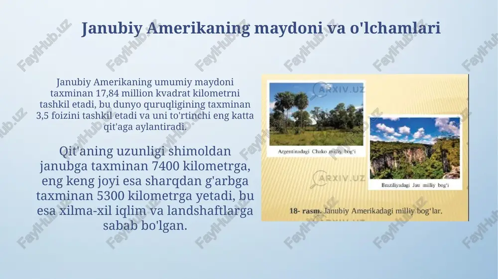 janubiy amerika geografiyasi - Page 5