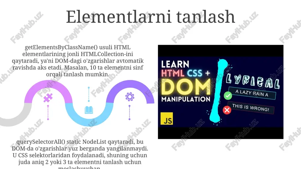 javascript'da dom manipulyatsiyasi - Page 5