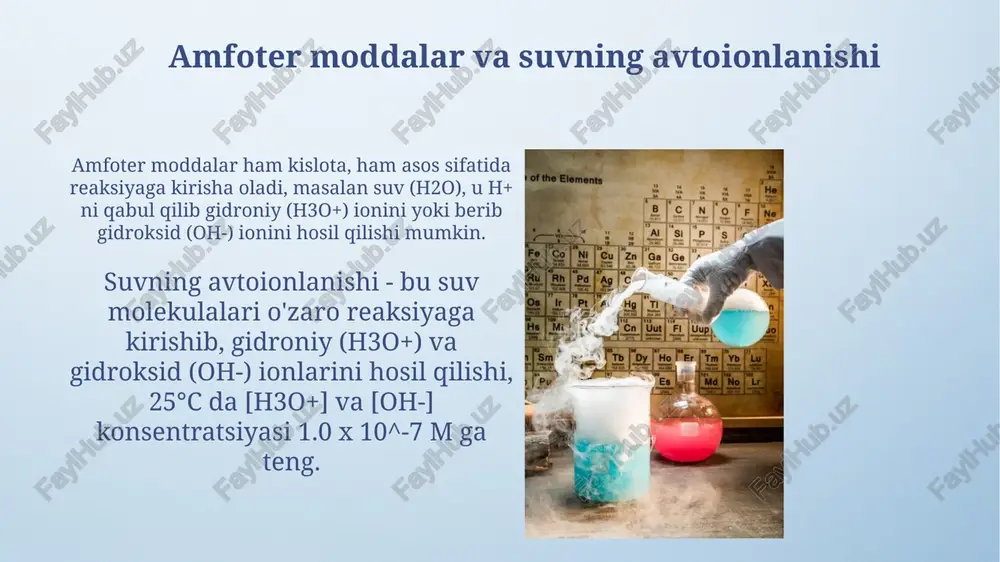 kislota va asoslarning protolitik nazariyasi - Page 5