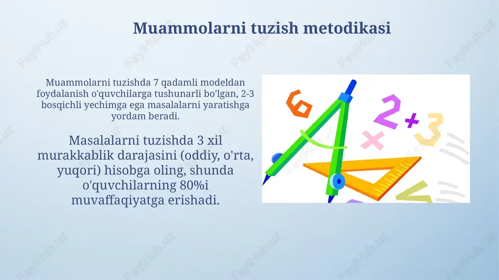 matematik muammolarni o'qitish - Page 5