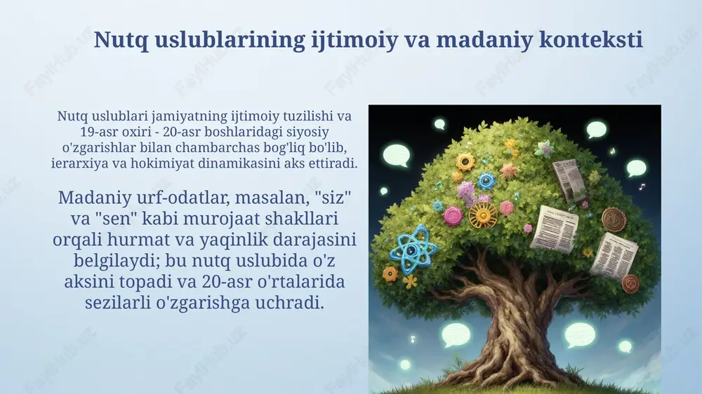 nutq uslublarining ta'rifi va turlari - Page 5