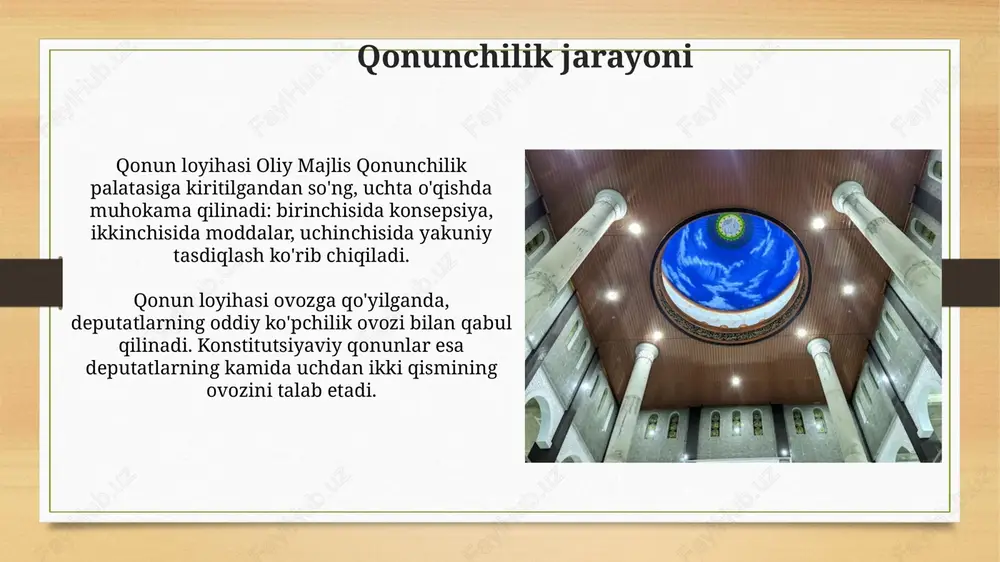 oliy majlisning tuzilishi va vakolatlari - Page 5