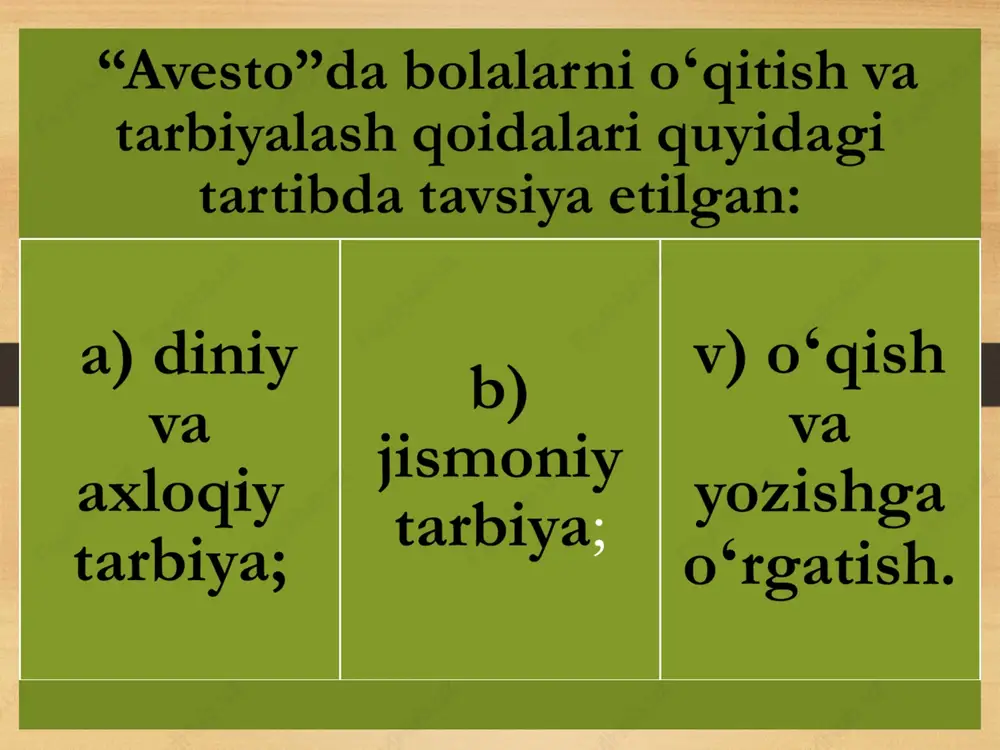 a bunday joylar akademiva deb nomlangan. “akademiya” soʻzi afsonaviy qahramon akadema nomidan kelib chiqqan. eramizdan avvalgi v asrda afina yaqinidagi akadema soʻzi bilan nomlanuvchi joyda platon oʻz shogirdlariga ma’ruzalar oʻqigan boʻlib, keyinchalik ta’lim-tarbiya berish uchun tashkil etiluvchi maskanlar ham shunday nom bilan atala boshlangan. qadimgi yunonistonda bolalarga ta’lim-tarbiya berish faylasuflar zimmasiga yuklatilgan edi. yunonistonda epos, lirika, drama, haykaltaroshlik, musiqa va me’morchilik san’ati bilan birga notiqlik san’ati ham murakkab va muhim san’at asari sifatida tan olingan. notiqlik san’atini davlatning muhim ijtimoiy-siyosiy ishlariga taalluqli faoliyatdagi ahamiyati uchun hamda yosh avlodni tarbiyalashda ular ongi va tafakkuriga qizgʻin ta’sir etuvchi murakkab vosita sifatida rivoj lantirganlar. eramizdan avvalgi v asr yunonistonda yoshlarga ta’lim-tarbiya berish va ularni vatanparvarlik ruhida tarbiyalashning eng takomillashgan davri boʻlgan. shu sababli “notiqlik san’ati” ham qizgʻin rivojlangan davr hisoblanadi. bu davrda notiqlikning uchta qonuniyati umumiy shior sifatida e’tirof etilgan: oʻquvchilarga tushuntirish (ma’lum bir mavzuni); oʻquvchilar ongini uygʻotish (inson tafakkurini, ongini, maqsadini); har …