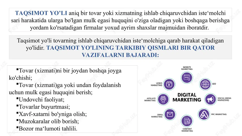 49-son qarori bilan tashkil etilgan. elektron onlayn-auksionlar internet tarmog‘i orqali ishtirok etish imkonini beradigan hamda buyurtmalarni qabul qilish va g‘olibni aniqlash tartib-taomillariga aralashuvni istisno etadigan maxsus dasturiy mahsulotdan foydalanilgan holda o‘tkaziladi. dastlab, savdo maydonchada 2017 yil 1 sentabrdan boshlab sud hujjatlari va boshqa organlar hujjatlarini ijro etishda mol-mulkni realizatsiya qilish bo‘yicha auksion savdolari elektron onlayn-auksionlar shaklida o‘tkazilishi yo‘lga qo‘yilgan. savdo maydoncha fuqarolar uchun elektron onlayn-auksionlarda keng ishtirok etish va quyidagi yo‘nalishlar bo‘yicha adolatli va shaffof savdolarda egalik va foydalanish huquqlarini sotib olish imkoniyatini ta’minlash uchun mo‘ljallangan, jumladan: - davlat ob’ekti (binolari) va ulushlari; - ijara (davlat mulkini ijaraga berish, buyurtmachilar mulklarini ijaraga berish); - ko‘chmas-mulk; - avtotransport va maxsus texnikalar; - yer uchastkalari (tadbirkorlik, uy joy qurish, xususiylashtirish, qishloq xo‘jaligini yuritish va ekotruzim uchun); - qimmatbaho metallarni oltin izlovchilar usulida qazib olish huquqi; - strategik turdagi foydali qazilmalarni qazib olish huquqi; - noruda foydali qazilmalarni qazib olish huquqi; - tozalash …