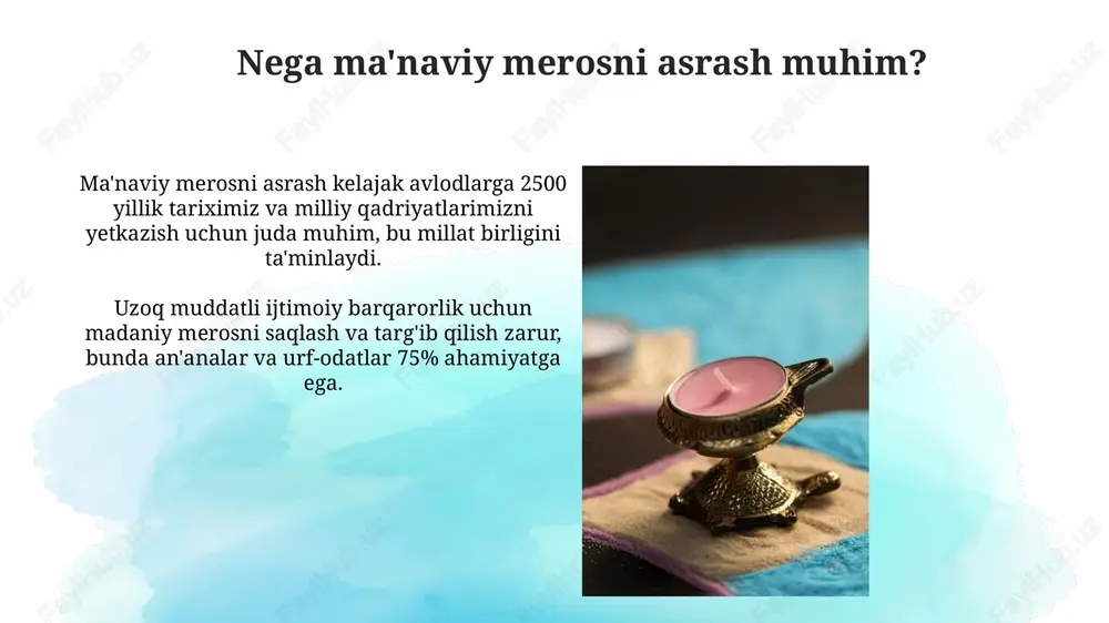 ma'naviy merosimizni asrash va targ'ib qilish - Page 5