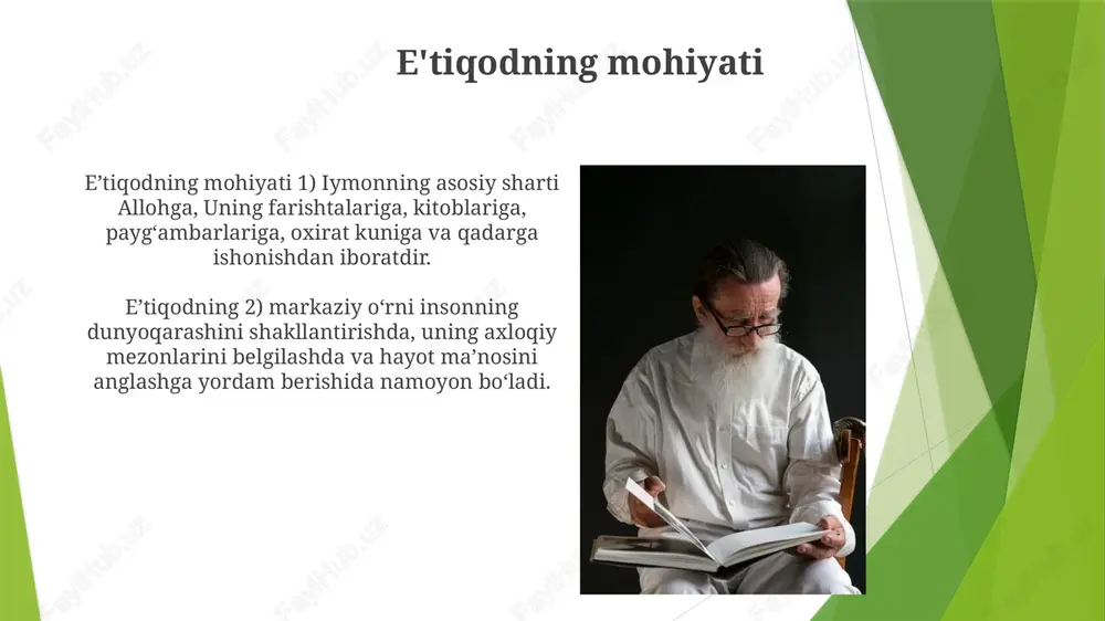 din dinshunoslik din falsafasi eʼtiqod aqida - Page 5
