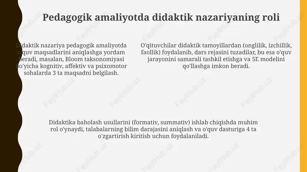 didaktika pedagogik ta'lim nazariyasi sifatida - Page 5