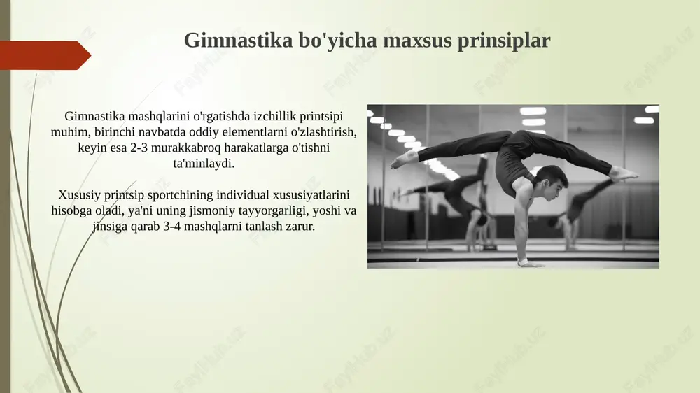 gimnastikaning umumiy va maxsus tamoyillar - Page 5