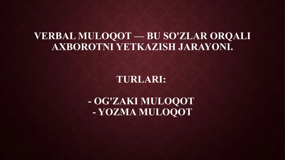 verbal va noverbal muloqot turlari va vazifalari - Page 5