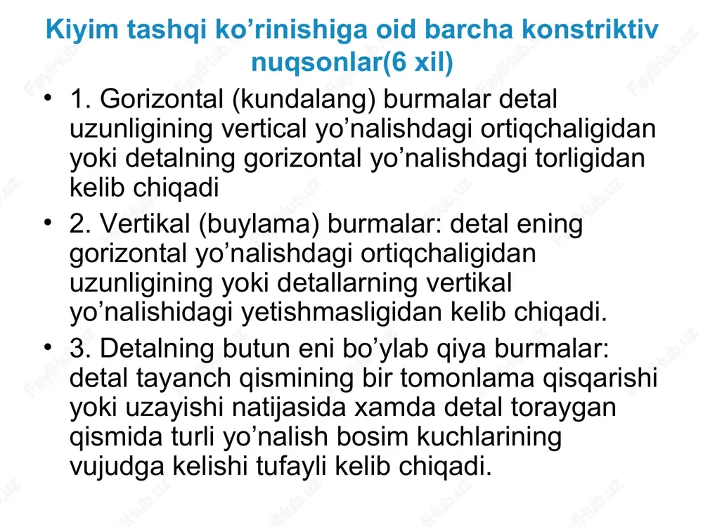 kiyim nuqsonlarni aniqlash va ularni bartaraf etish - Page 5