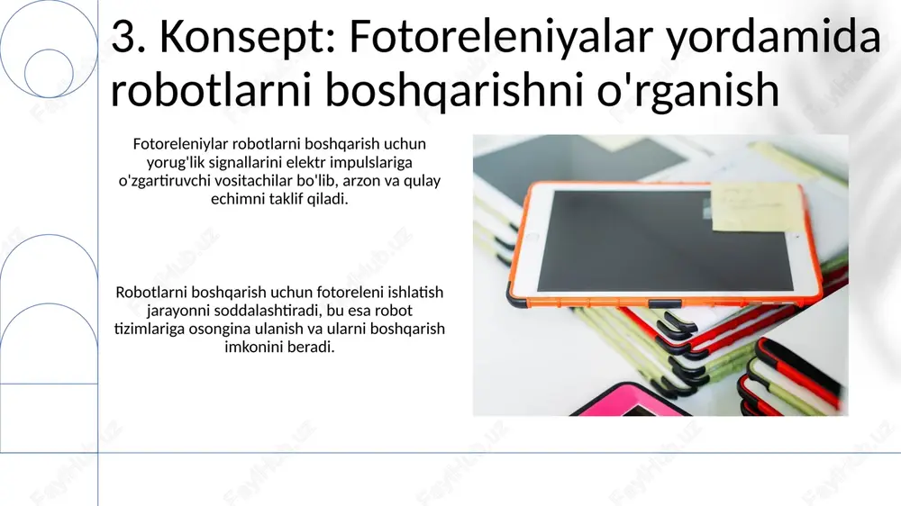 robotni o'qitish: fotoreleni sensor sifatida ishlatish - Page 5