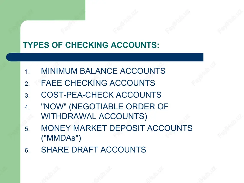checking account - Page 5