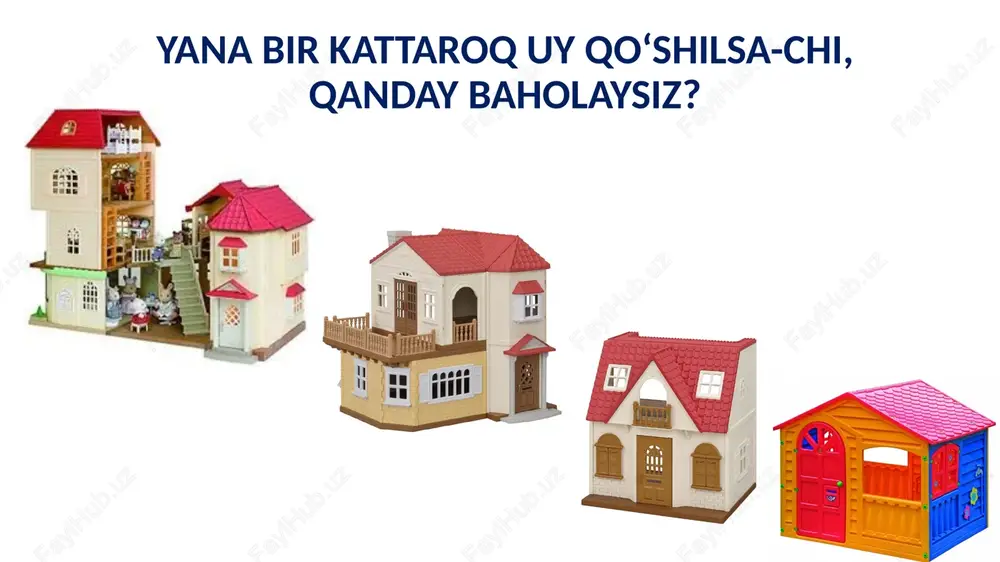 2 ball; ac yoki cb vektor koordinatalarini to‘g‘ri topsa, 1 ball; ac va cb vektor koordinatalarini to‘g‘ri topsa, 2 ball; barcha javoblarni to‘g‘ri topsa, 7 ball 4 7 yangi baholash tizimi 1) d(−3;5) 2) ab→(1,5;1) bc→(6;3) cd→(1,5;5) ad→(−3;3) 3) p=26; s=36 4) (ac) (9;4); (cb) (0;−4) → → rubrikator mezonlar deskriptor ball teorema mazmunini formula yordamida ifodalay oladi teorema formulasini tog‘ri tanlash teorema formulasini va umumiy ta’rifini mosligini tog‘ri tanlasa 2 ball 2 ball teoremani chizmali masalalarni yechishda qo‘llay oladi chizmadagi kattaliklarni teoremaga qo‘ya oliish va formulani qo‘llay olish katet va gipotenuzani aniqlay oladi 1 ball formulaga kattaliklarni to‘g‘ri qo‘ysa 1 ball formula yordamida noma’lum kattalikni to‘g‘ri hisoblab topa olsa 1ball formula yordamida noma’lum kattalikni to‘g‘ri hisoblab topib va javobni to‘g‘ri birlik bilan shakllantirsa 1ball 4 ball pifagor teoremasi muammolari summativ baholash yangi baholash tizimi beriladigan topshiriqlarni muntazam nazorati tizimga joriy etishdagi muammolar o‘qituvchilarni baholash tizimiga ko‘nikishi o‘quvchilarning yangi baholash …
