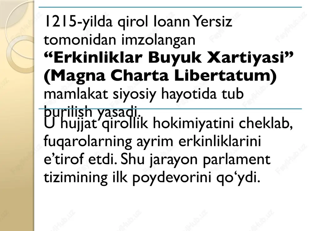 angliya parlamentining vujudga kelishi va faoliyati - Page 5