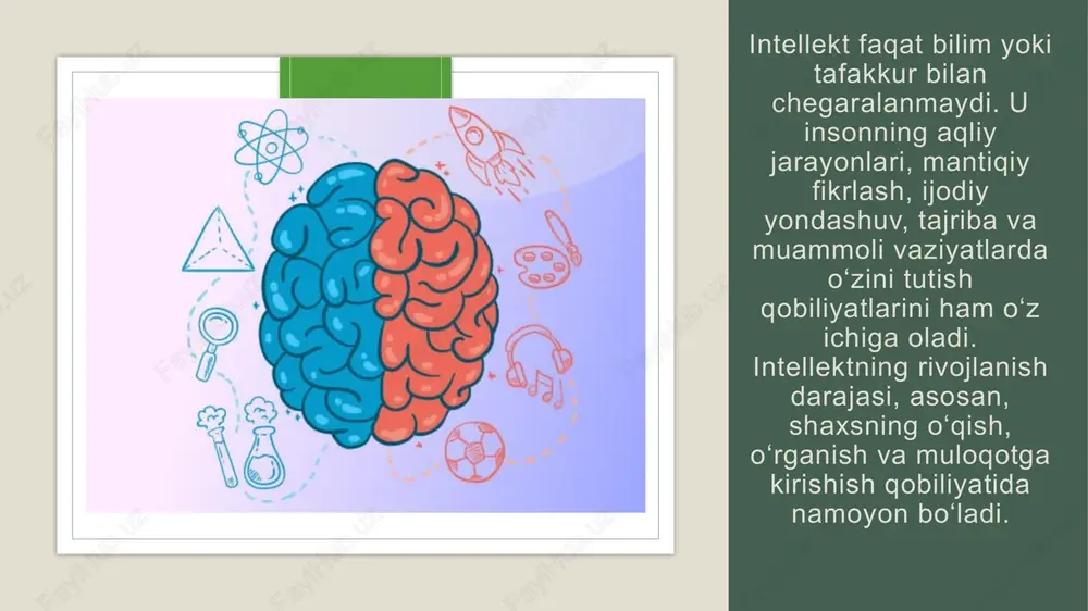 intellekt va kreativlik nazariyalari - Page 5