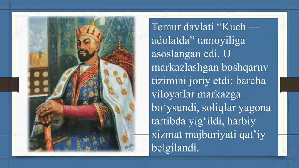 amir temurdavlatining tashkiltopishi - Page 5