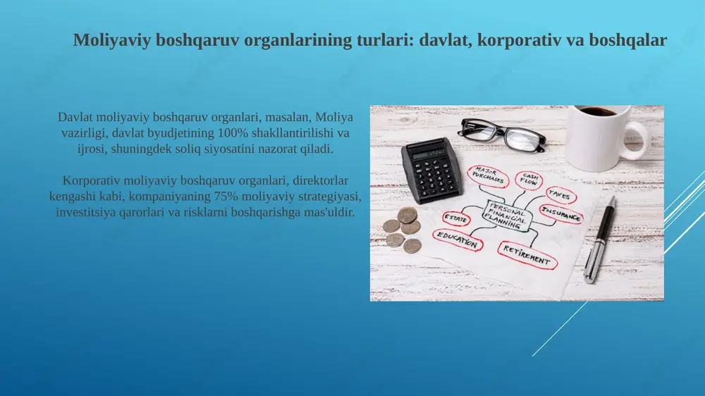 moliyaviy boshqaruv organlari va boshqaruv mexanizmlari - Page 5
