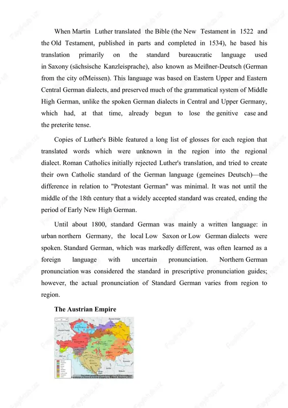 g period, and were primarily german at that time. some cities remained mainly non-german, but most cities, such as prague, budapest, bratislava, zagreb (german: agram), andljubljana (german: laibach), were primarily german during this time, despite being surrounded by territory where other languages were spoken. in the eastern provinces of banat and transylvania (german name: siebenbürgen), german was the predominant language not only in the larger towns—such as temeswar (timisoara), hermannstadt (sibiu) and kronstadt (brasov)—but also in many smaller localities in the surrounding areas. switzerland linguistic map of switzerland, 2000 in switzerland, a number of local dialects are spoken in the german-speaking cantons, but the swiss variety of standard german is used as a written language. it is one of the main languages, along with french, italian, and romansh. standardization spread of the german language in 1910, including areas where german speakers were a minority spread of the german language since …