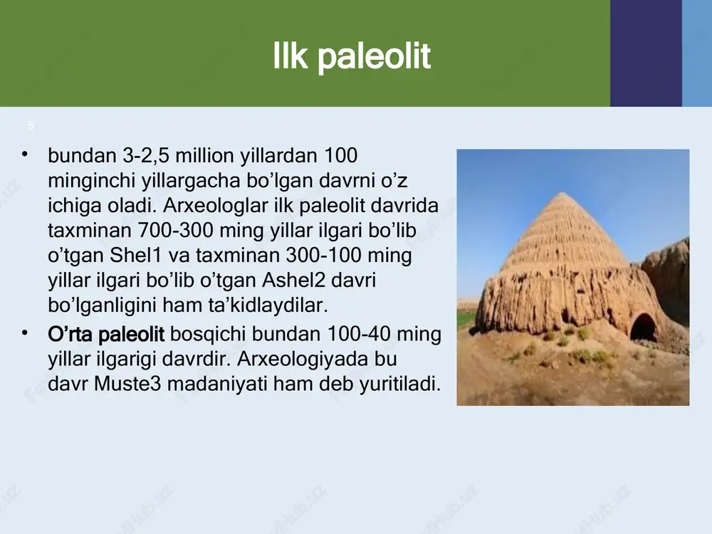 ilk sivilizatsiyalarning shakllanishi - Page 5