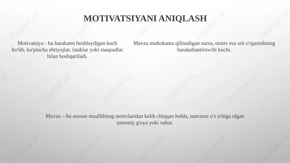 sujet,motiv va mavzu munosabati - Page 5