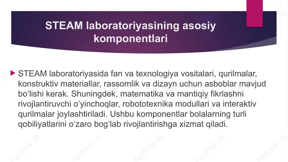kan, steam laboratoriyalariga e’tibor qaratish davlat ta’lim siyosatining ustuvor yo‘nalishlaridan biridir. eʼtiboringiz uchun rahmat! image1.jpeg image2.jpeg image3.jpeg image4.jpeg image5.jpeg image6.jpeg image7.jpeg image8.jpeg image9.jpeg image10.jpeg image11.jpeg image12.jpeg image13.jpeg image14.jpeg image15.jpeg /docprops/thumbnail.jpeg