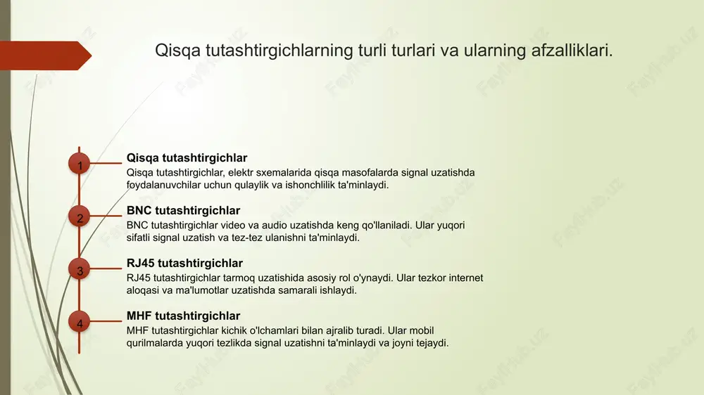 idagi muvozanatni aniqlash zarur. yaxshi sifatli qismlar uzoq muddatli va ishonchli ishlashni ta'minlaydi. elektron sxemalarda dividers va ularning samaradorligi. dividerlar turlari dividers elektron sxemalarda turli turlarda bo'ladi: rezistor, kondensator va indüktör. har bir tur o'ziga xos funktsiyalarga ega va uzatish samaradorligini ta'minlaydi. samaradorlik muhimligi dividersning samaradorligi, signal kuchlanishini va oqimini nazorat qilishda muhim ahamiyatga ega. ularning to'g'ri tanlanishi, sxemaning umumiy ishlashini yaxshilaydi. amaliy qo'llanilishi dividers asosan analitik sxemalarda, audio va radio signallarini qayta ishlashda qo'llaniladi. ular signal tarqatishda va kuchlanishni boshqarishda muhim rol o'ynaydi. signal tarqatishning asosiy tamoyillari va strategiyalari. 1 signal tarqatishning asosiy tamoyillari - signal tarqatishda asosiy tamoyillar sifatida moslik, samaradorlik va ishonchlilik ko'rib chiqiladi. bu tamoyillar signal sifatini oshiradi va uzatishni yaxshilaydi. 2 strategik yondashuv - signal tarqatishda strategik yondashuv, tarmoq topologiyasi va uzatish usullarini tanlashni o'z ichiga oladi. bu, muammolarni bartaraf etib, samarali ishlashni ta'minlaydi. 3 texnologik innovatsiyalar - signal tarqatish jarayonida yangi texnologiyalar, masalan, optik …