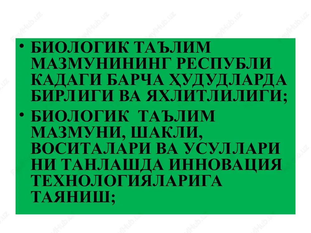biologiyadan davlat ta'lim standarti - Page 5