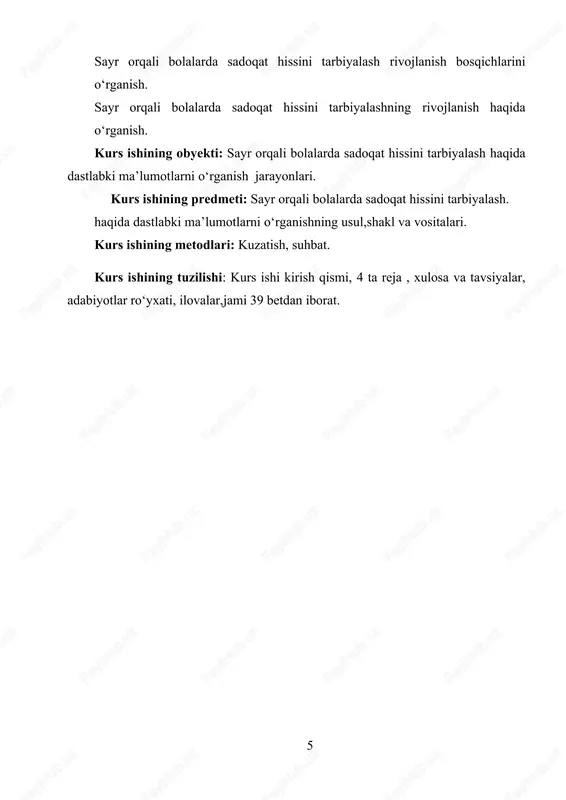 rini rivojlantiradi va ularni o‘z fikrlarini erkin ifodalashga o‘rgatadi. 3. kadrlar bilan ishlash maktabgacha ta’lim tashkilotlarida samarali faoliyatni tashkil qilish uchun malakali va tajribali pedagoglar zarur. ularning pedagogik metodikasi, bolalar psixologiyasini yaxshi bilishlari, o‘quv jarayonini to‘g‘ri rejalashtirish va tashkil etishda katta rol o‘ynaydi. pedagoglarni muntazam ravishda qayta tayyorlash, treninglar va seminarlar o‘tkazish muhimdir. 4. bolalar bilan individual ishlash har bir bola o‘ziga xosdir, shuning uchun ularning ehtiyojlari, qobiliyatlari va rivojlanish bosqichlarini hisobga olish kerak. maktabgacha ta’lim jarayonida bolalar bilan individual ishlash, ularning qobiliyatlari va ehtiyojlariga mos faoliyatlar tashkil etish zarur. individual yondashuv: ba’zi bolalar tez rivojlanishi mumkin, boshqalari esa o‘z vaqtida qo‘llab-quvvatlashga muhtoj. har bir bola uchun individual reja tuzish va unga mos faoliyatlarni belgilash zarur. tarbiyaviy yordam: agar bola psixologik yoki ijtimoiy qiyinchiliklarga duch kelsa, unga yordam berish uchun ixtisoslashgan pedagog yoki psixolog bilan ishlash lozim. 5. atrof-muhit va o‘quv materiallari maktabgacha ta’lim tashkilotlarida faoliyatni samarali tashkil qilish uchun …
