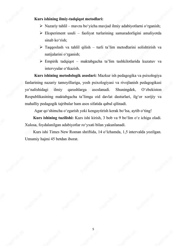 antirish va o'rganish jarayonida ularning tajribalarini hisobga olgan holda dars berishlari kerak. 2. interaktiv darslar:o'quvchilarni qiziqtirish va faol ishtirok etishlari uchun interaktiv darslar juda foydali bo'ladi. o'qituvchilar o'quvchilarning fikrini so'raydigan savollar berish, guruh ishlari, darsning qiziqarli va amaliy qismlarini kiritish orqali o'quvchilarning ilg'orlik darajasini oshirishlari mumkin. 3. real hayot misollaridan foydalanish:o'quvchilarga ma'lumotlarni amaliy hayotda qanday qo'llashlarini ko'rsatish juda muhimdir. o'qituvchilar darsda real hayot misollaridan foydalanib, o'quvchilarga ma'lumotlarni amaliy hayotda qanday ishlatishlari kerakligini tushuntirishlari, ularning o'rganish jarayonini oshirishga yordam beradi. 4. muvofiq taqozolar va yuklamalar:o'quvchilarni motivatsiyalash uchun muvofiq taqozolar va yuklamalar juda ahamiyatli bo'ladi. o'qituvchilar o'quvchilarning yaxshi natijalariga erishishlari uchun ularni yuksak natijalarga erishish uchun ilgari surish, yutuqlar berish va ularning muvofiq ravishda taqozolashlari kerak. 5. o'quvchi-tanlov:o'qituvchilar o'quvchilarning qiziqtirgan sohalarda mustaqil ishlashlariga imkon berish, ularning shaxsiy rivojlanishlarini qo'llab-quvvatlash uchun o'quvchi-tanlovni qo'llashlari kerak. o'quvchilarni o'rganish jarayonida ularning xohlagan mavzularda mustaqil ishlashlariga imkon berish, ularning fikrini ifodalash va maslahat so'rashlari juda muhimdir. 6. …