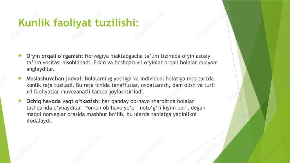 norvegiyada maktabgacha ta'lim tizimi - Page 5