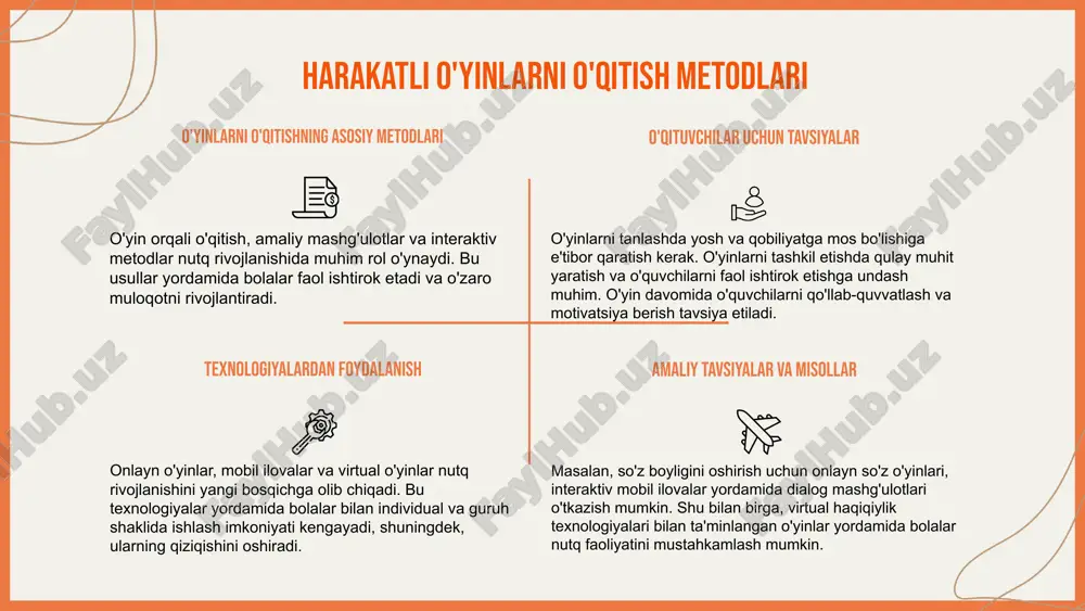 nutqni rivojlantiruvchi harakatli o yinlarni o rgatish.pptx - Page 5