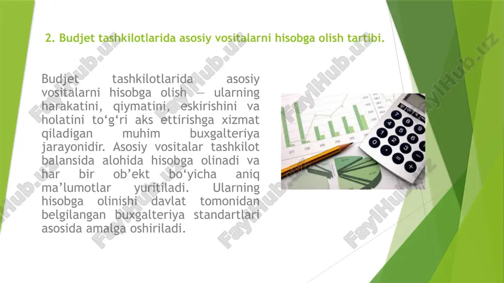 budjet tashkilotlarida asosiy vositalar.pptx - Page 5