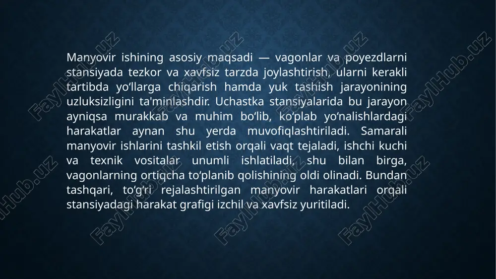 ish imkonini beradi. yangi tizimlar xizmat sifatini oshiradi va foydalanuvchilarga yanada sifatli va tezkor xizmat ko‘rsatishga imkon yaratadi. takomillashgan tizimlar yangi texnologiyalarni qo‘llashga imkon beradi, bu esa doimiy ravishda yangilanish va o‘sish uchun asos yaratadi. kelajakda bu tizimlar yanada kengayishi va global bozorga chiqishi mumkin. boshqaruv jarayonlarini soddalashtirish va yangilash orqali tashkilotlar samaradorligini oshirishlari mumkin. sun'iy intellekt va mashinaviy o‘rganish texnologiyalarining integratsiyasi tizimni yanada aqlli qiladi va foydalanuvchilar ehtiyojlariga moslashtirish imkoniyatlarini yaratadi. yangi tizimlar ijtimoiy va ekologik mas'uliyatni hisobga olgan holda ishlash imkonini beradi, bu esa tashkilotlarning ijtimoiy imidjini yaxshilaydi va ularni yanada mas'uliyatli qilishga yordam beradi. takomillashgan tizimlar orqali tashkilotlar ish faoliyatini yanada samarali va tizimli amalga oshiradilar. avtomatlashtirish va optimallashtirish jarayonlari resurslarni tejashga yordam beradi, shu bilan birga ishning tezligi va sifatini oshiradi. xatoliklarning kamayishi va jarayonlarning to‘g‘ri va uzluksiz amalga oshirilishi tizimning ishonchliligini ta'minlaydi. takomillashgan tizimlar orqali ma'lumotlar tezda tahlil qilinadi, bu esa samarali qarorlar qabul qilishni …