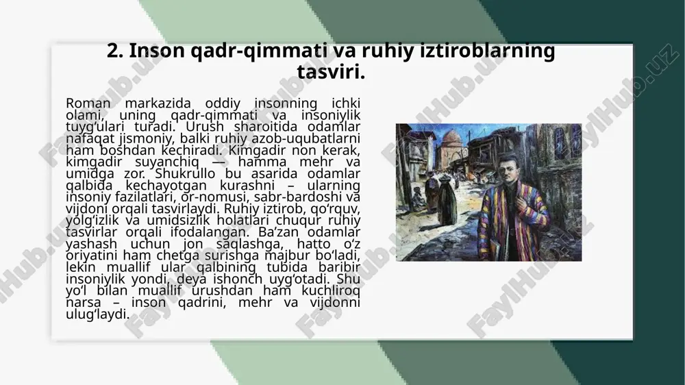 shukrullo kafansiz kòmilganlar romani.pptx - Page 5