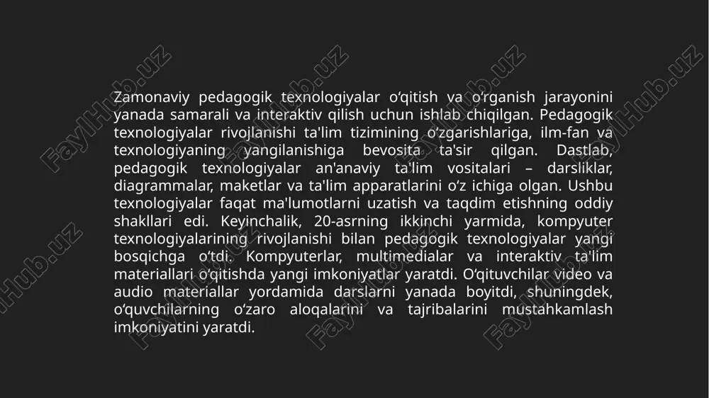 zamonaviy pedagogik texnologiyalar tasnifini tuzish.pptx - Page 5