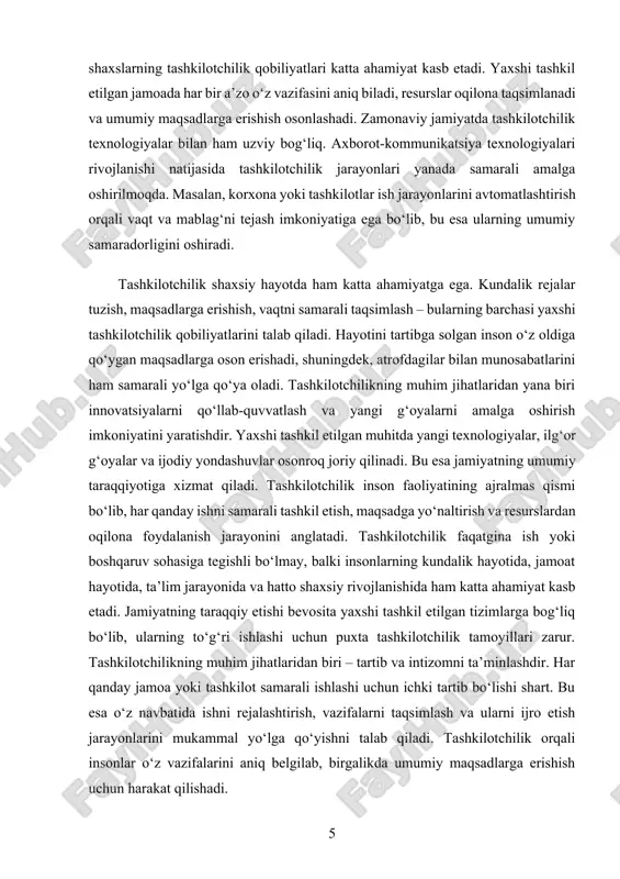 lish jarayonlari sezgi, idrok, tafakkur, xotira, tasavvur, diqqat va nutq kabi komponentlardan tashkil topgan. sezgi insonning tashqi dunyo bilan aloqasini ta’minlaydi va atrof-muhitdagi hodisalar haqida dastlabki axborotni beradi. idrok esa ushbu axborotni qayta ishlash, umumlashtirish va ma’lum shaklda ongda aks ettirish jarayoni hisoblanadi. tafakkur bilish jarayonining eng yuqori bosqichi bo‘lib, insonga mantiqiy xulosa chiqarish, muammolarni hal qilish va yangi bilimlarni hosil qilish imkonini beradi. tafakkur jarayoni tushunchalar, hukmlar va xulosalar orqali amalga oshadi. tushunchalar insonning atrof-muhit haqidagi umumiy bilimlarini aks ettiradi. hukmlar muayyan ob’ekt yoki hodisalar haqida fikr yuritish natijasida yuzaga keladi, xulosalar esa ma’lum bir dalillar asosida chiqariladigan natijalardir. xotira bilish jarayonining ajralmas qismi bo‘lib, insonning avvalgi tajribalarini saqlab qolish, ularni eslab qolish va kerakli vaqtda qayta tiklash imkonini beradi. xotira qisqa muddatli va uzoq muddatli bo‘lishi mumkin. qisqa muddatli xotira tezkor axborot saqlash uchun xizmat qiladi, uzoq muddatli xotira esa hayot davomida o‘zlashtirilgan bilim va tajribalarni saqlaydi. tasavvur …